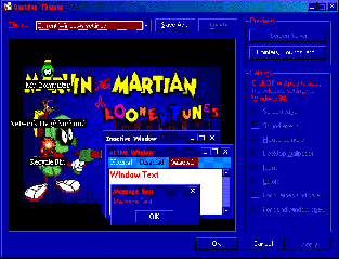Looney Tune Doom Windows 98 and 95 Plus Theme (Click to see full size)